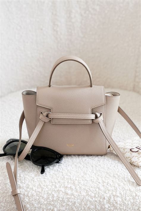 celine belt bag micro 開 箱|CELINE Belt Pico 鯰魚包實品開箱 .